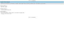 Tablet Screenshot of dereksshoerepair.com